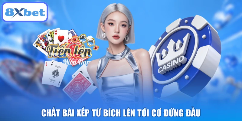 Chất bài xếp từ bích lên tới cơ đứng đầu