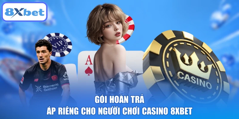 Gói hoàn trả áp riêng cho người chơi casino 8XBET